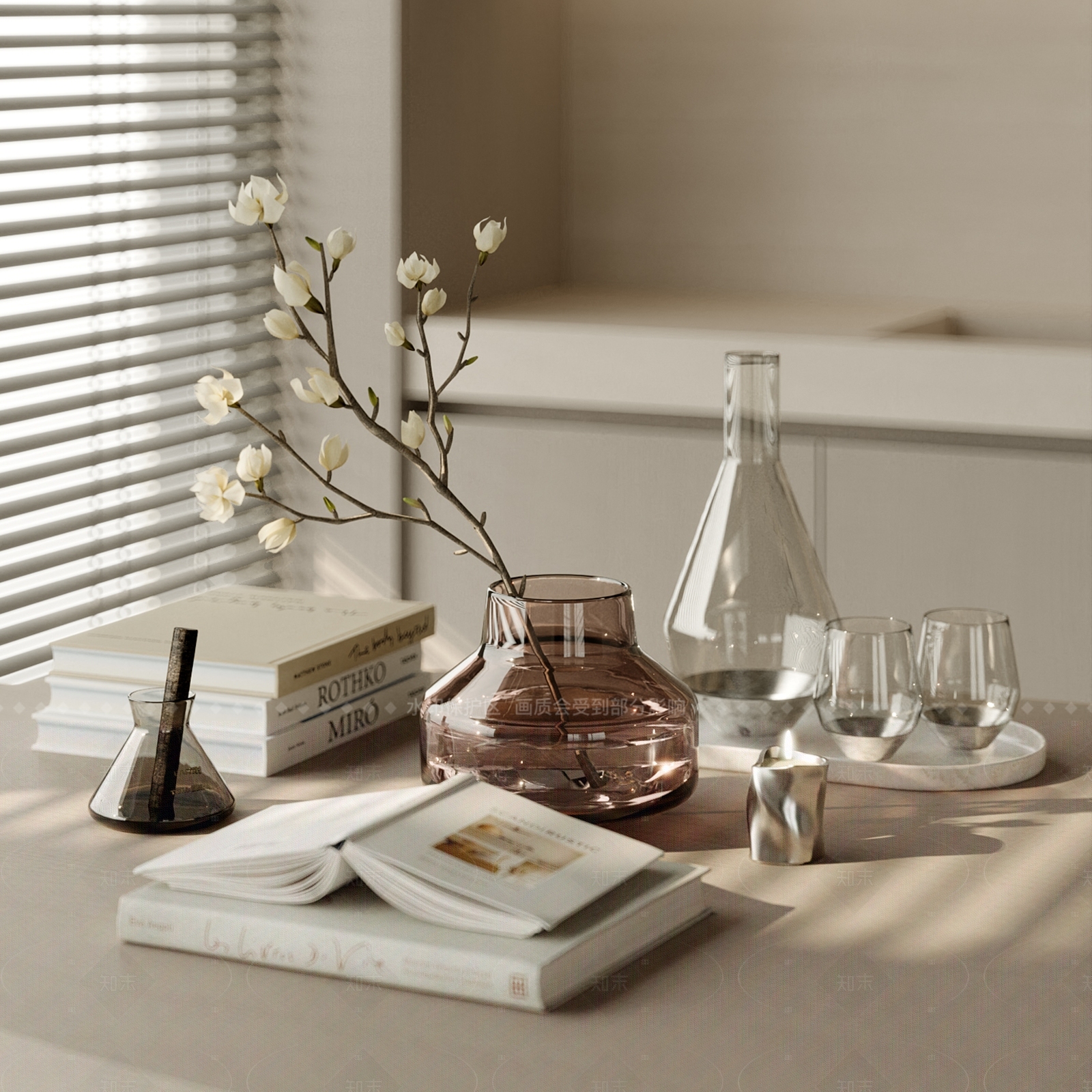 现代法式摆件组合SU模型下载【ID:1207664796】