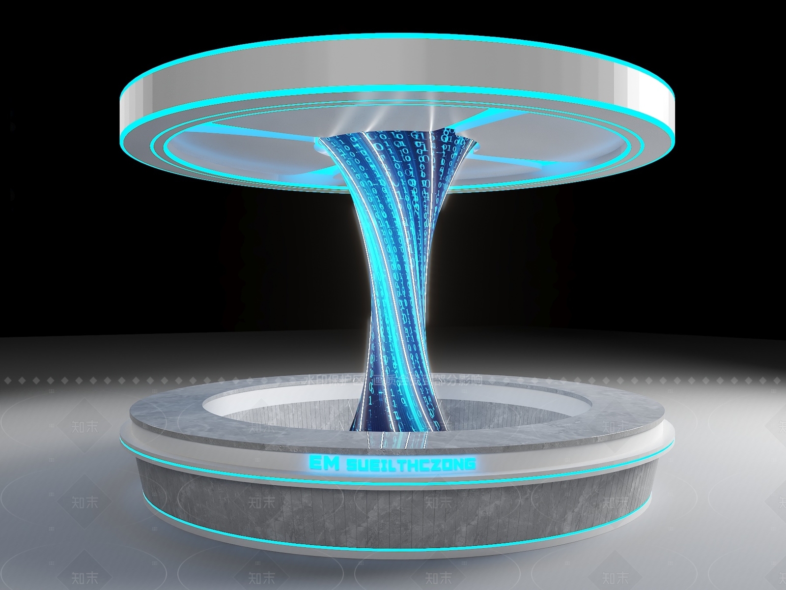 现代柱子3D模型下载【ID:1207666337】