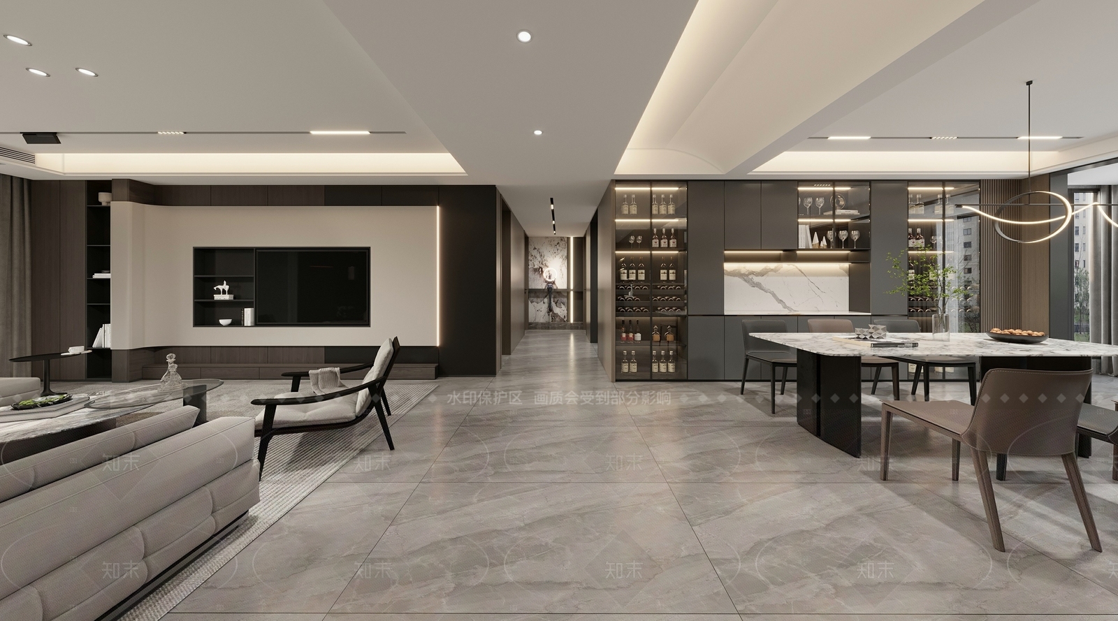 意式客餐厅3D模型下载【ID:1207666910】