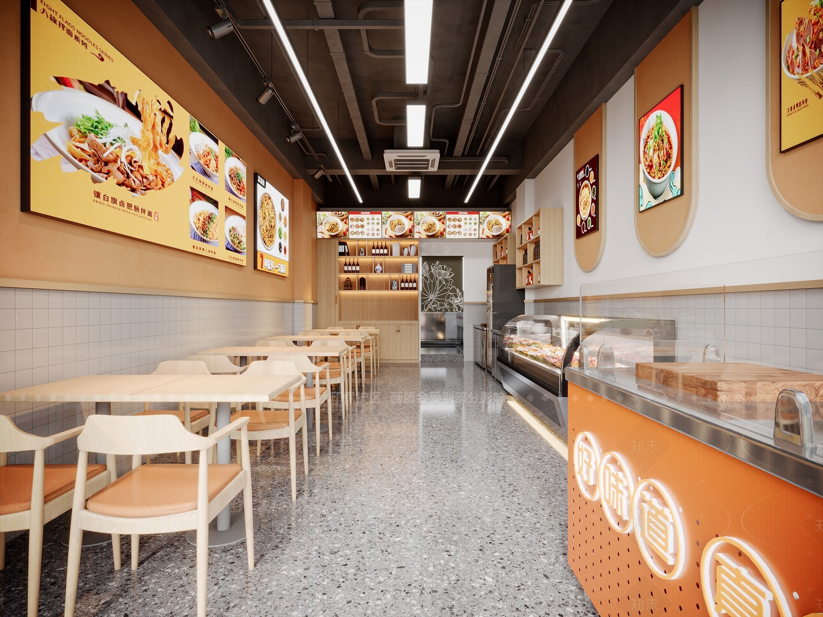 现代快餐店3D模型下载【ID:1207670822】