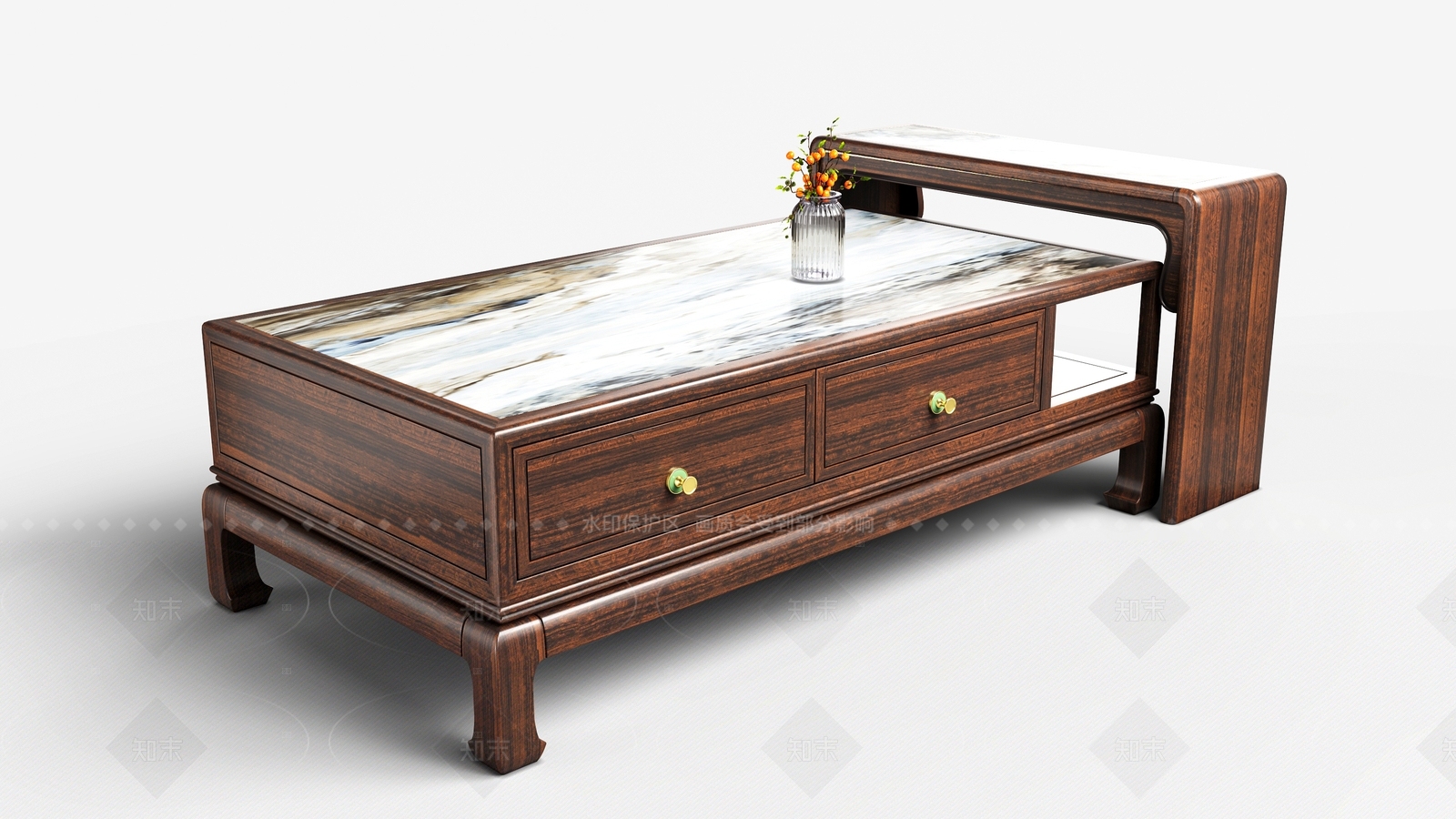 新中式中式几类组合3D模型下载【ID:1207669402】