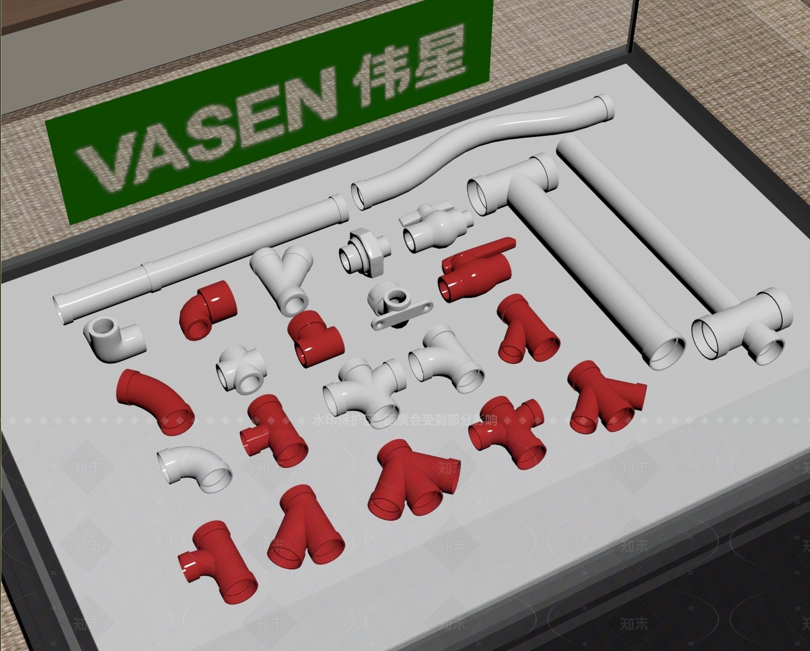 管道零件SU模型下载【ID:1207674148】