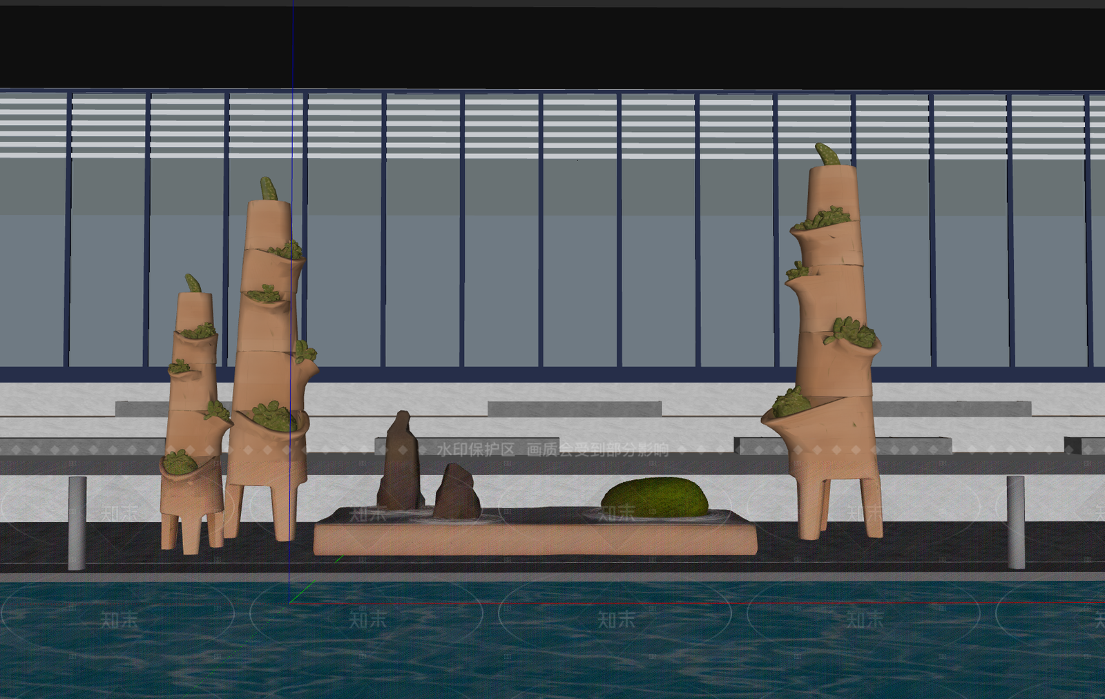 盆栽SU模型下载【ID:1207677191】