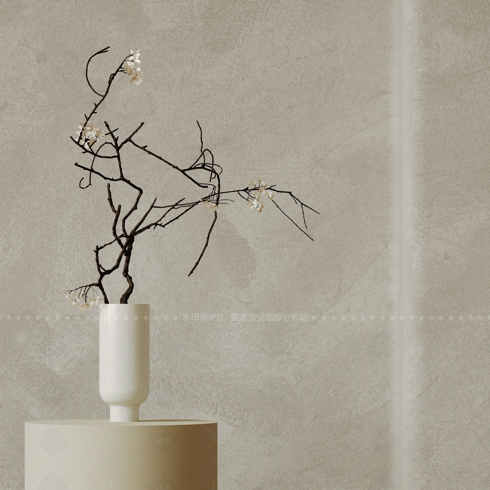 现代中古花艺3D模型下载【ID:1207678101】