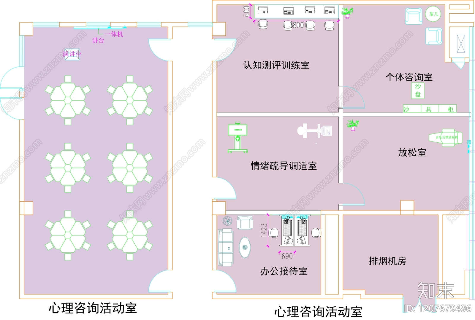 现代其他文化空间cad施工图下载【ID:1207679496】