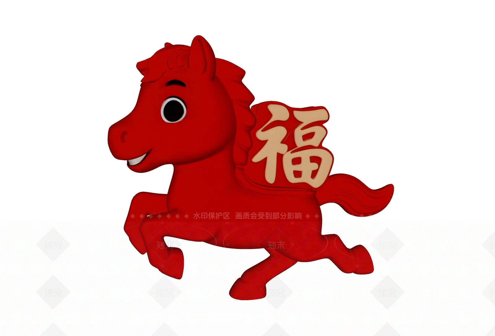 现代新中式雕塑SU模型下载【ID:1207681260】