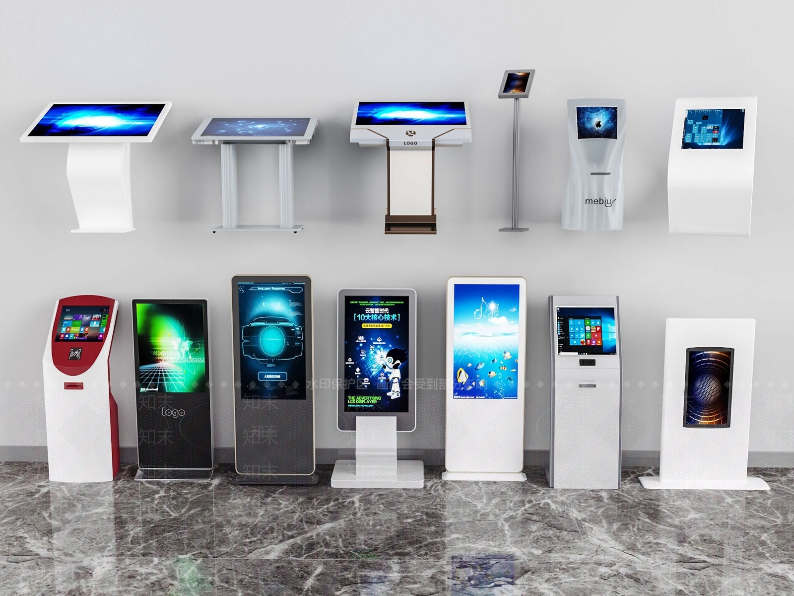 现代触摸屏3D模型下载【ID:1207681367】