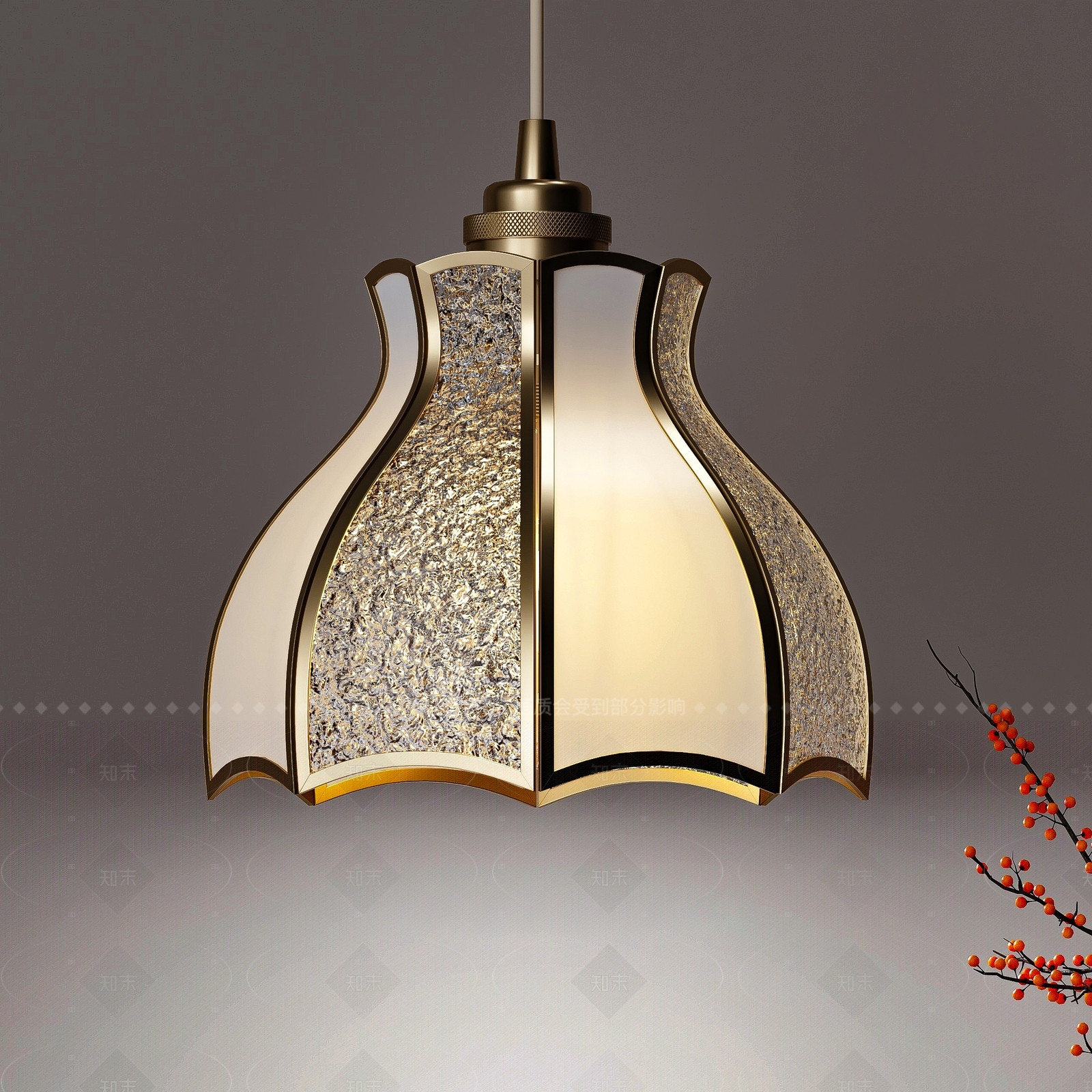 美式餐厅吊灯3D模型下载【ID:1207684675】