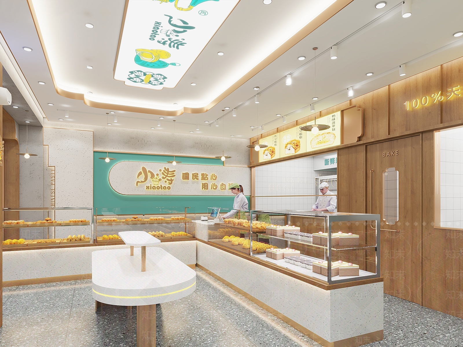 现代桃酥店3D模型下载【ID:1207687522】