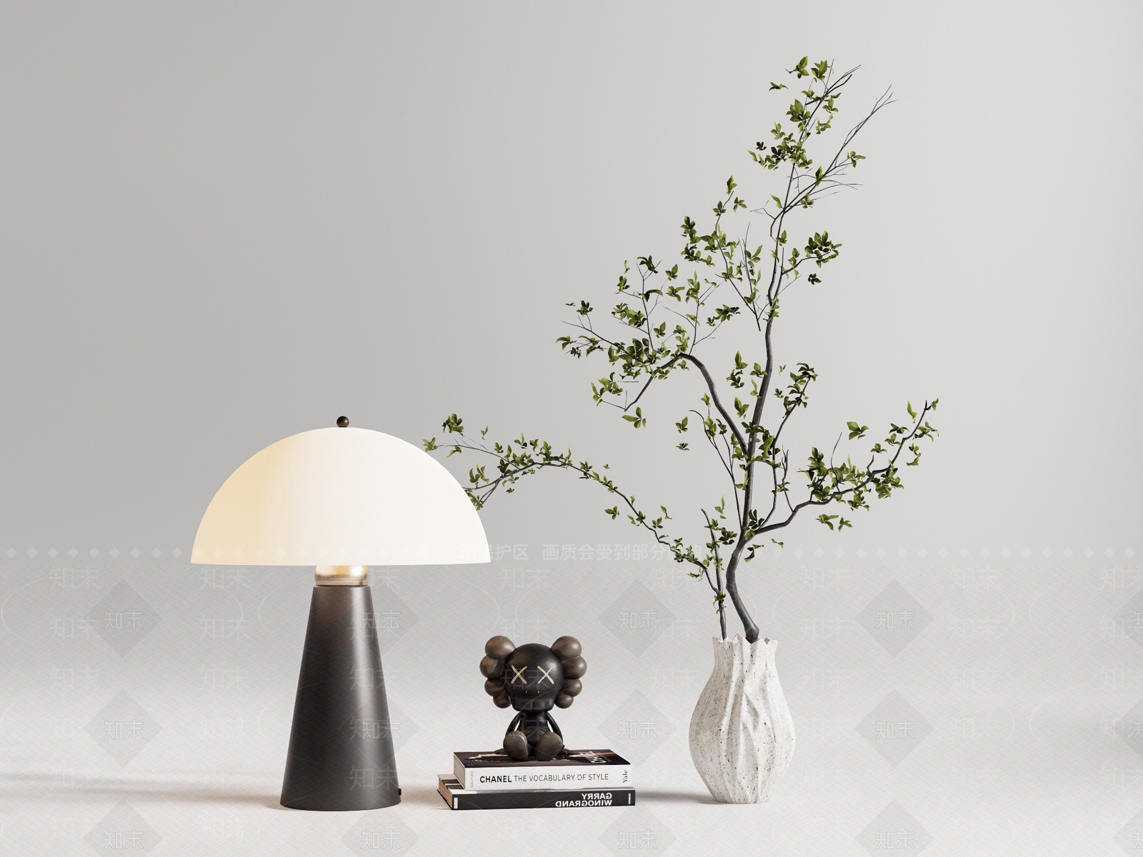 现代摆件组合SU模型下载【ID:1207691003】