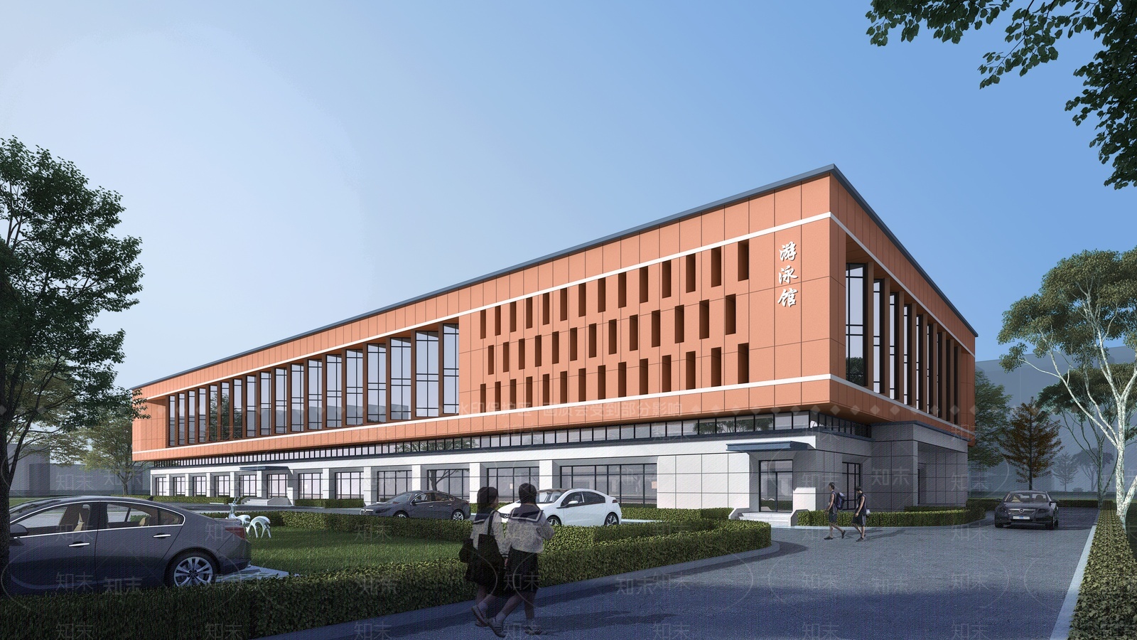 现代体育馆外观3D模型下载【ID:1207692075】