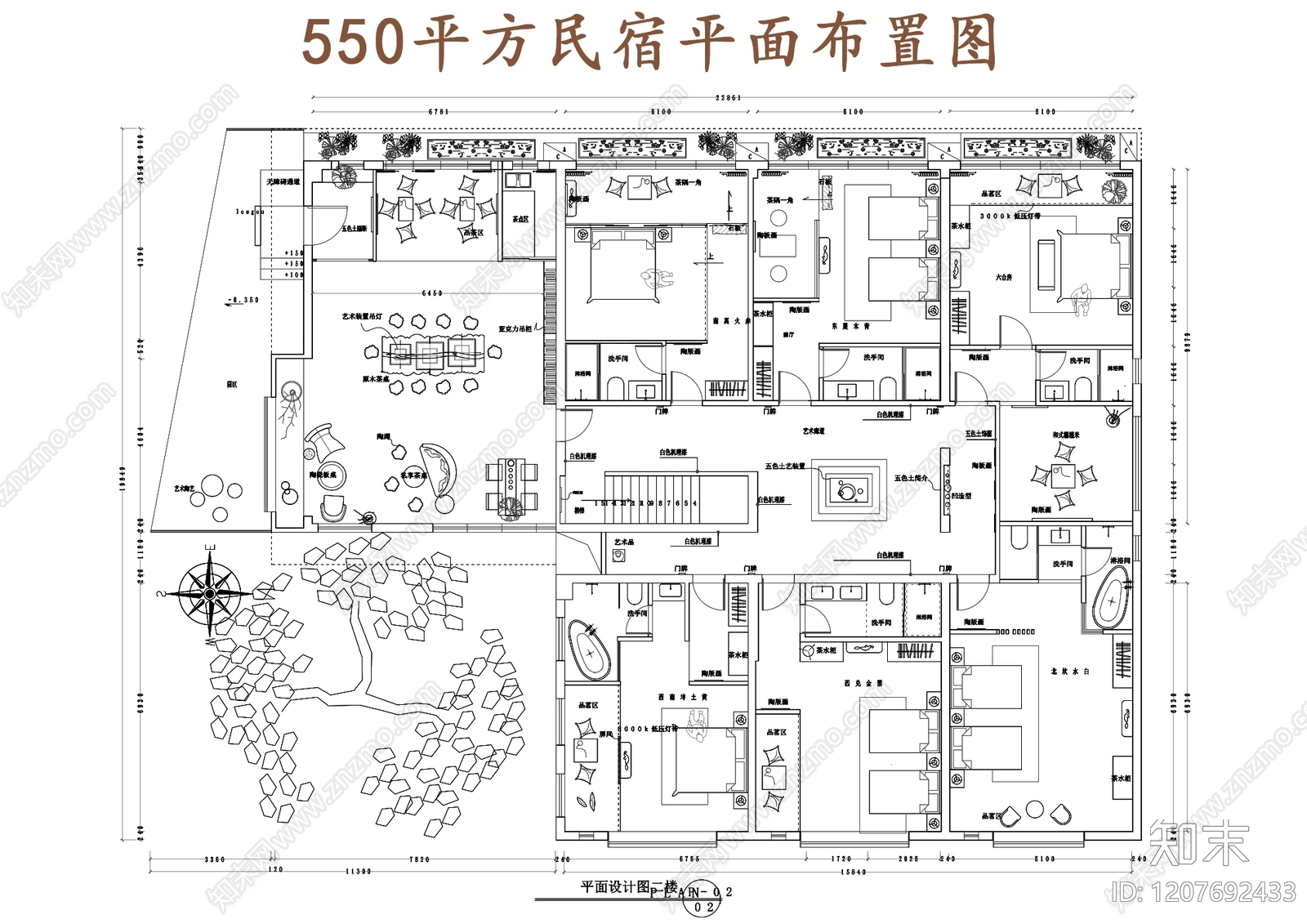 民宿CAD图纸精品下载_AutoCAD图纸_知末网