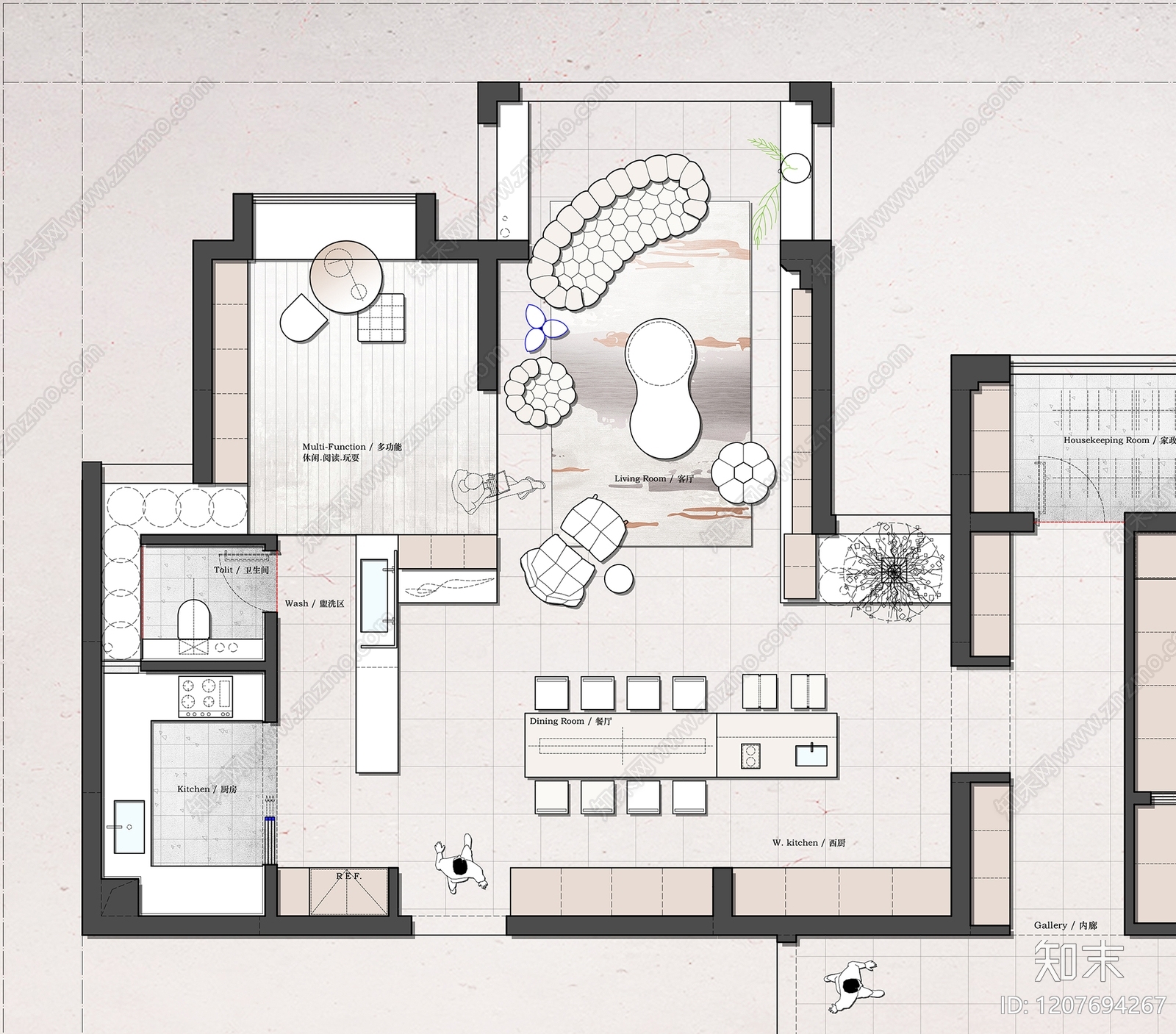 大平层施工图下载【ID:1207694267】