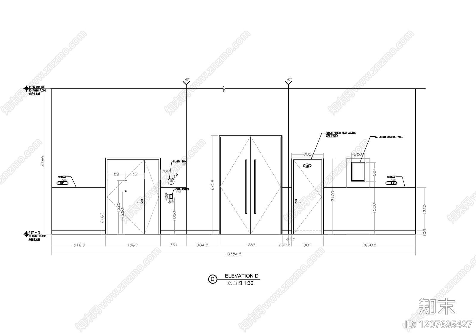 现代其他商业空间cad施工图下载【ID:1207695427】