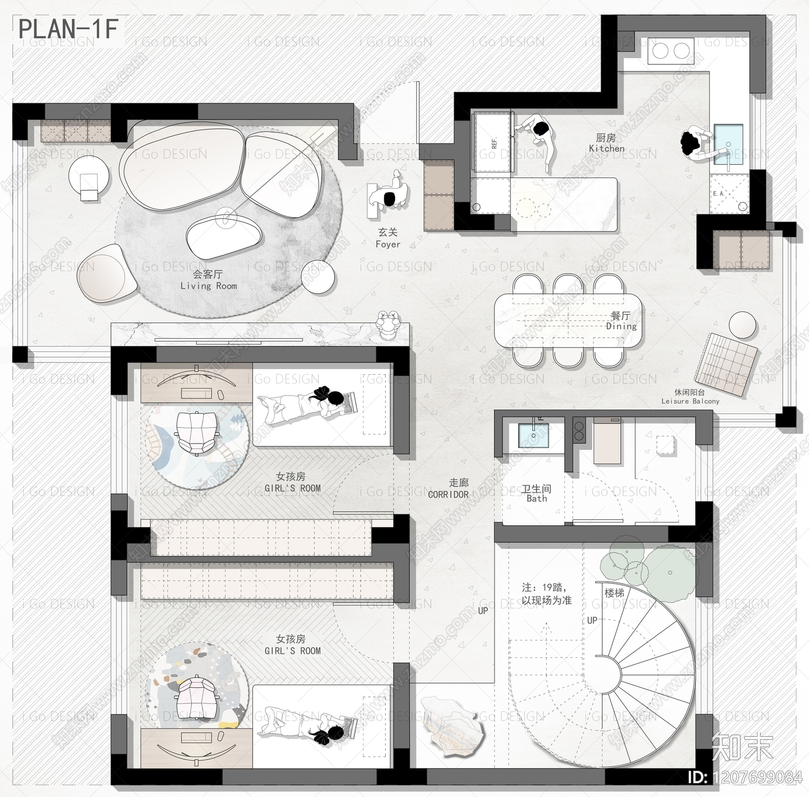 别墅cad施工图下载【ID:1207699084】