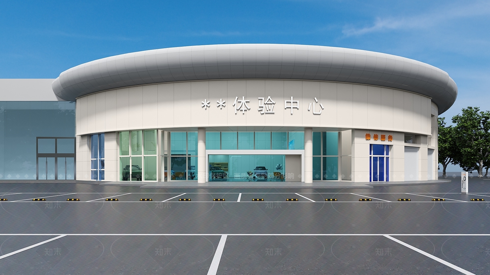 现代汽车展厅3D模型下载【ID:1207699912】