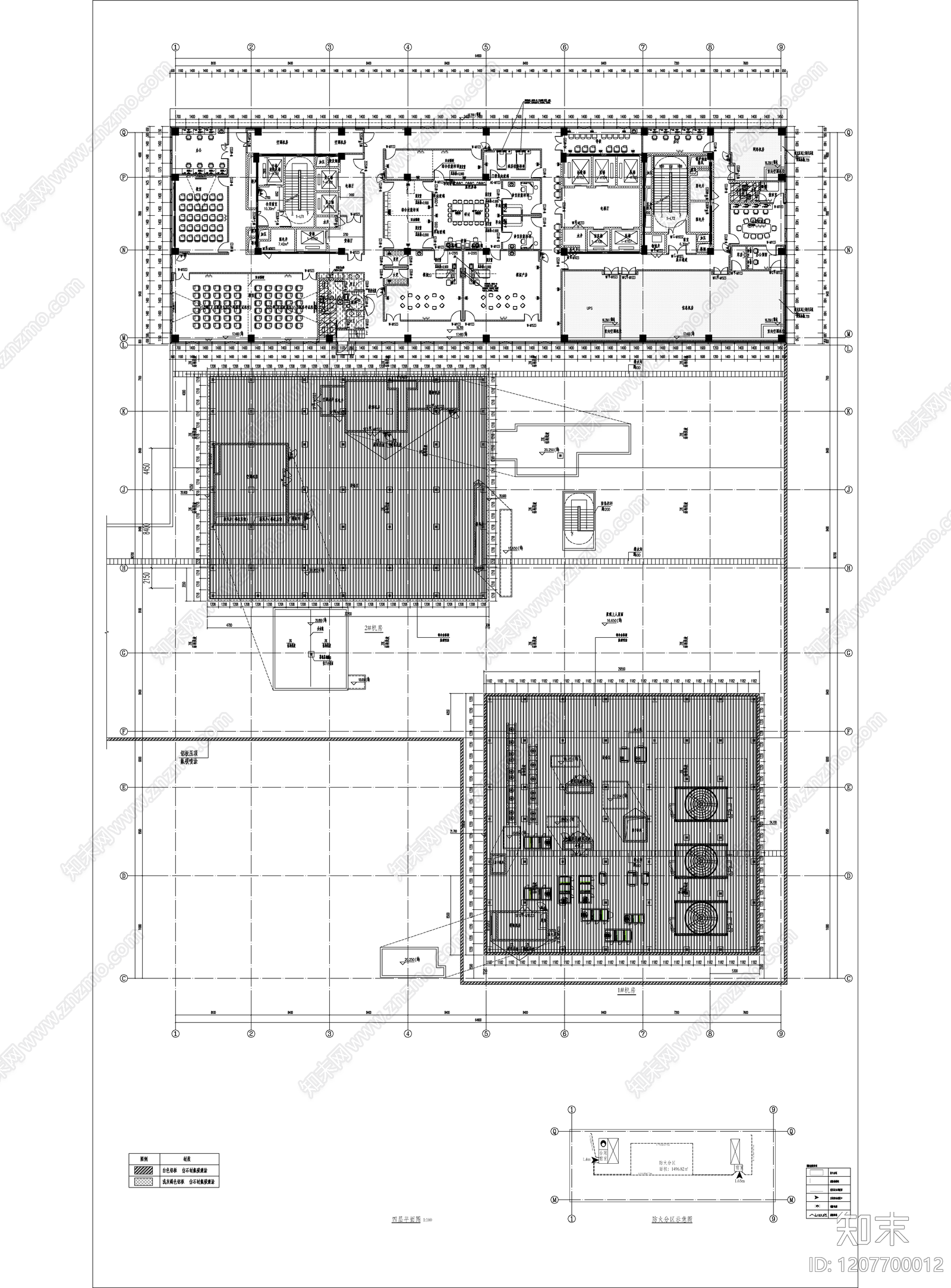 幕墙结构cad施工图下载【ID:1207700012】