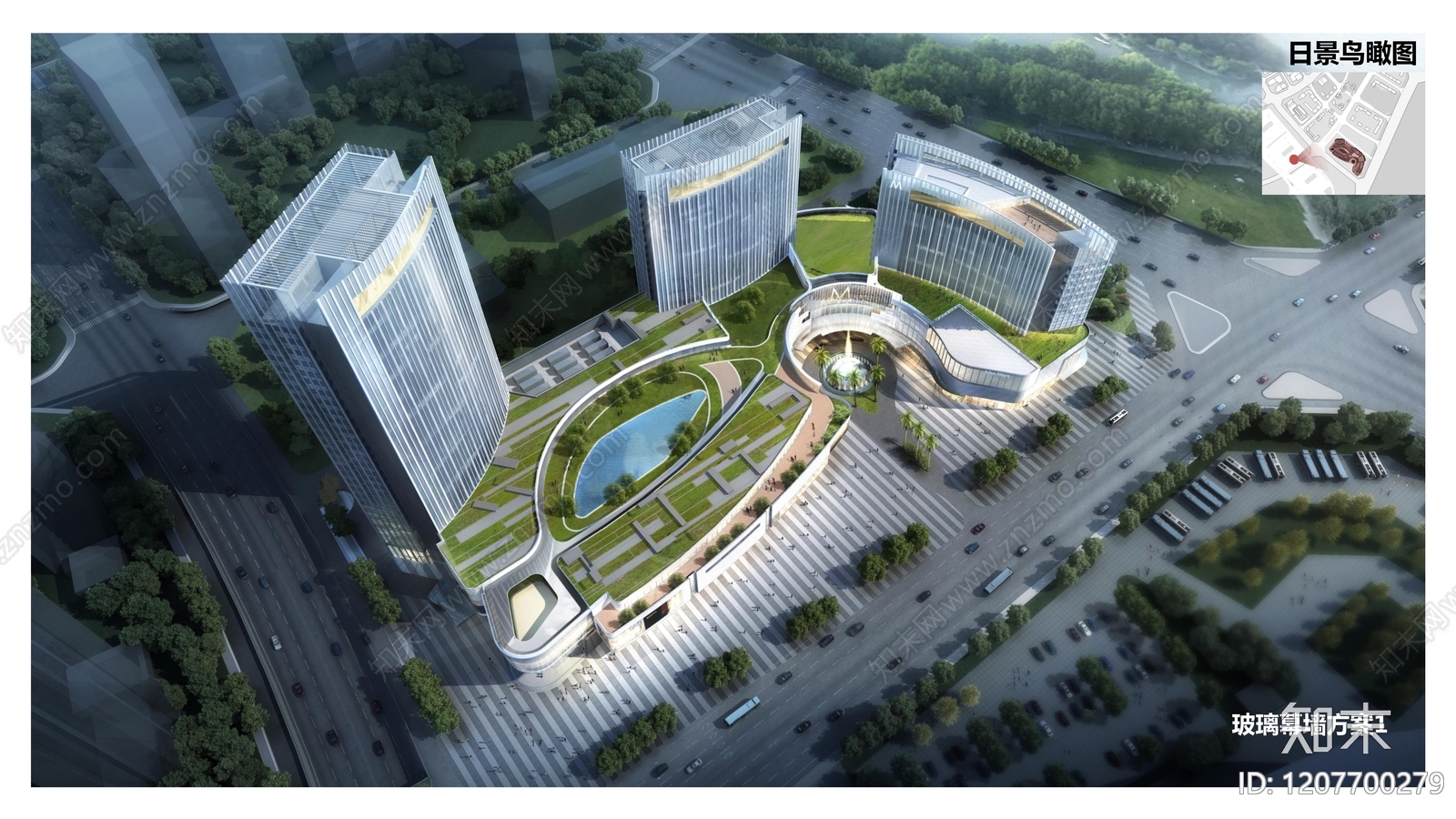 现代商业综合体建筑下载【ID:1207700279】