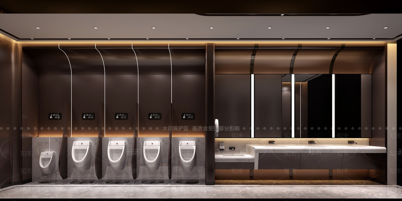 现代机场卫生间3D模型下载【ID:1207702374】