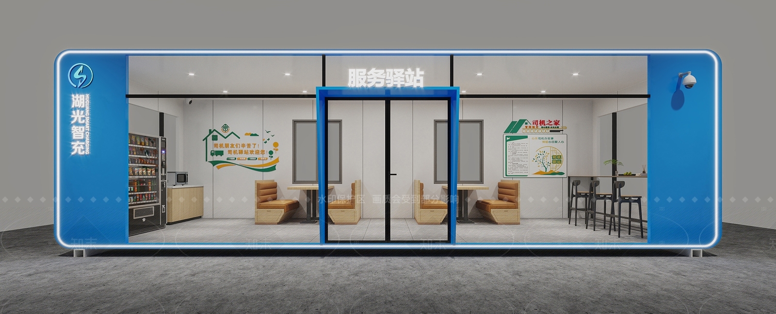 现代其他商业空间3D模型下载【ID:1207704139】