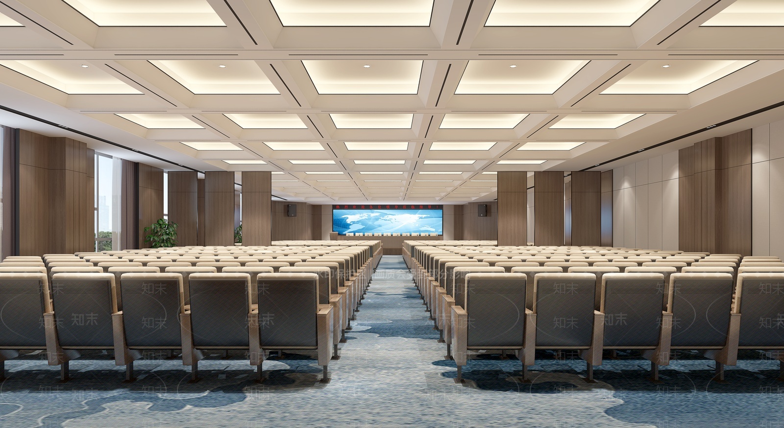 现代会议室3D模型下载【ID:1207704594】