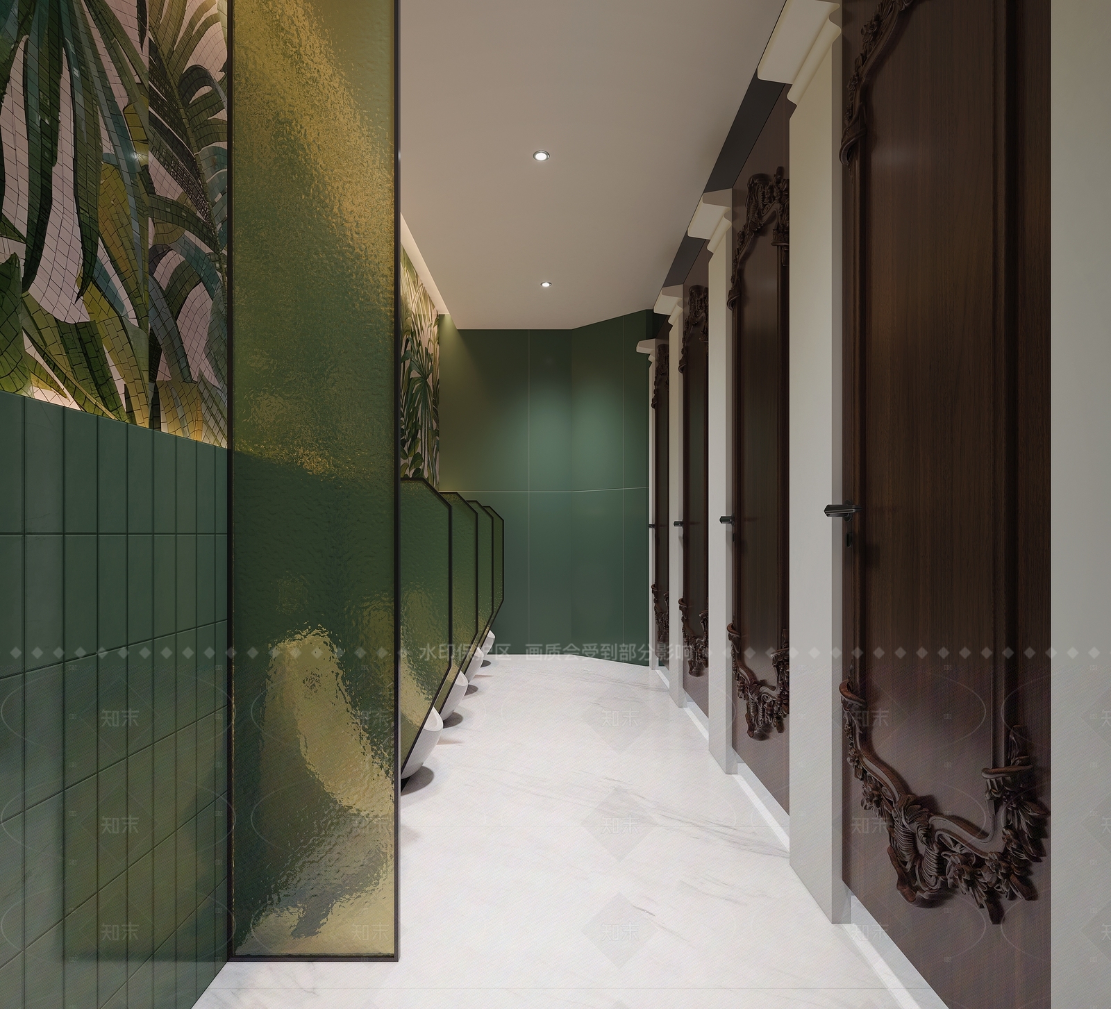 现代公共卫生间3D模型下载【ID:1207706922】