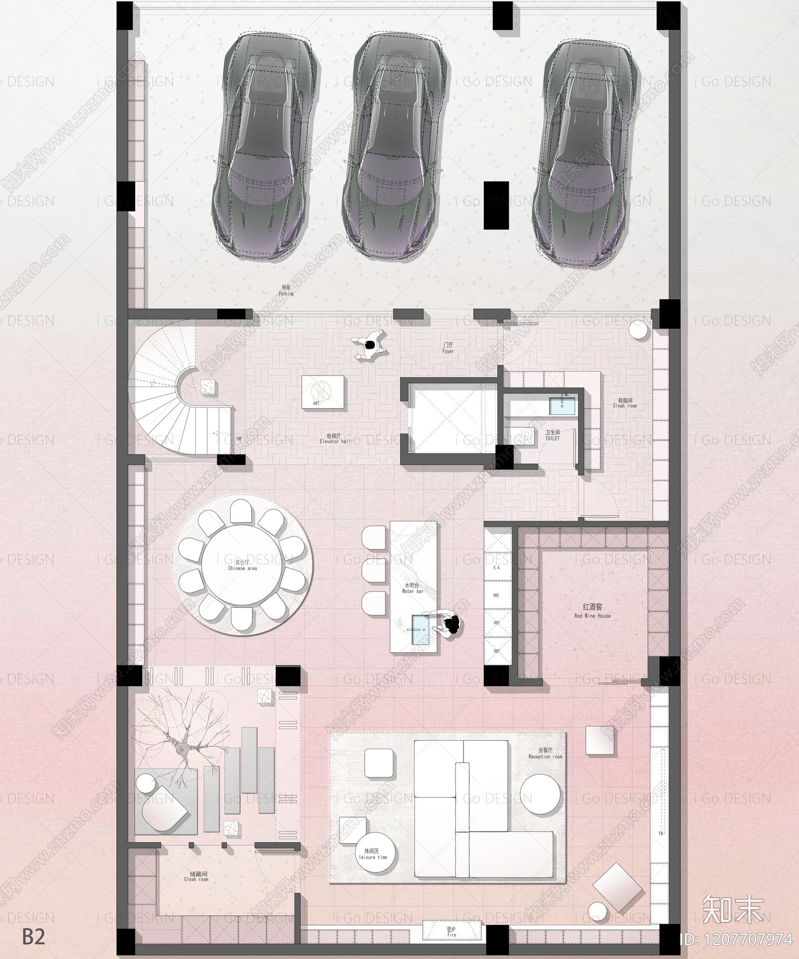 别墅cad施工图下载【ID:1207707974】