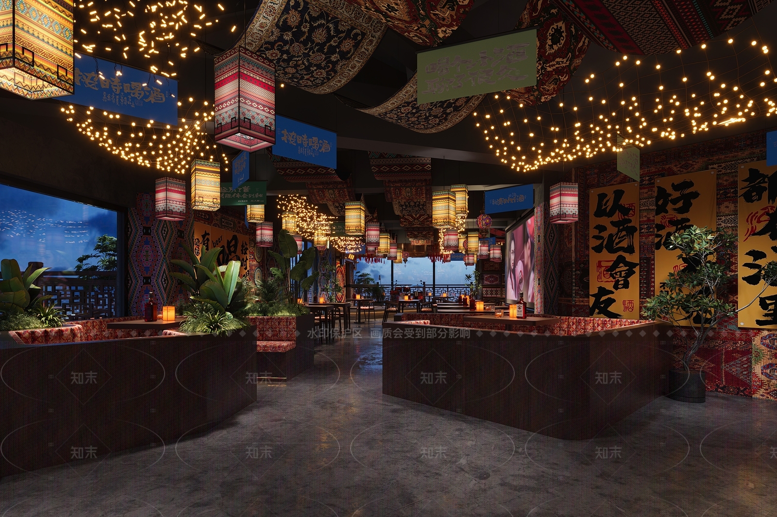 现代酒吧3D模型下载【ID:1207708364】