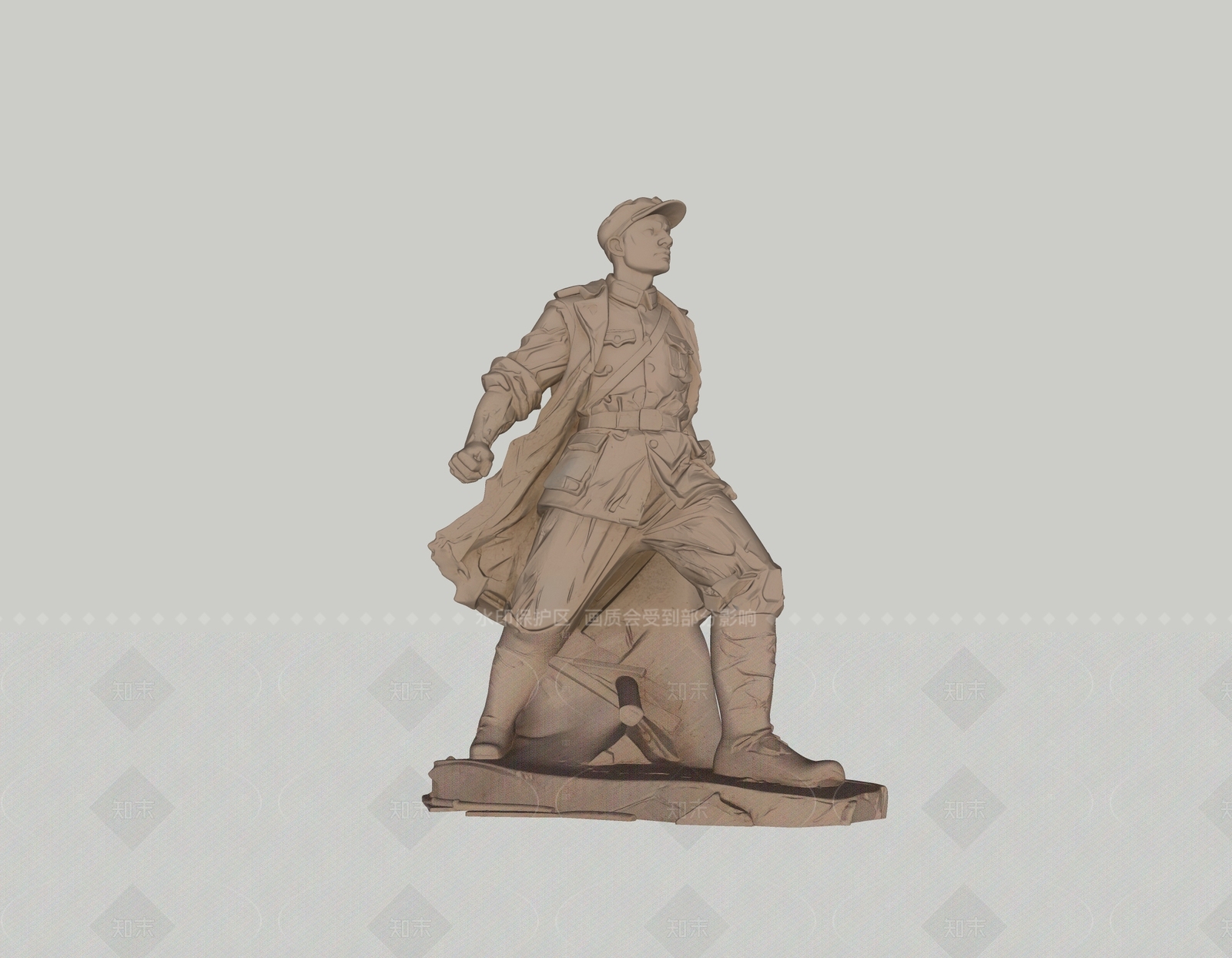 中式新中式雕塑SU模型下载【ID:1207710885】
