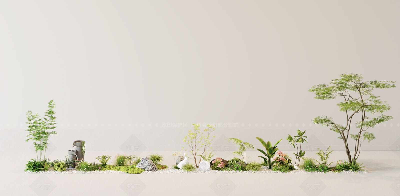 植物堆3D模型下载【ID:1207711647】
