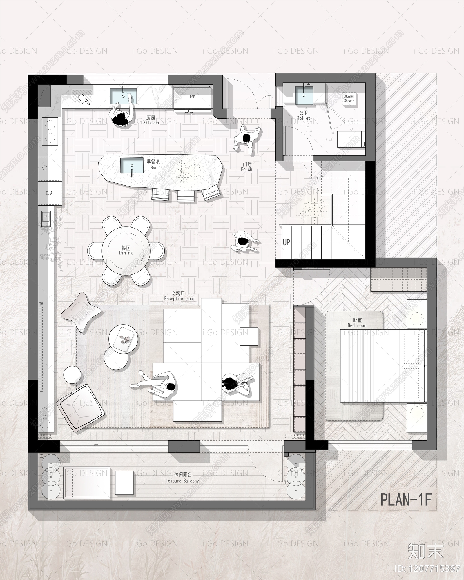 别墅cad施工图下载【ID:1207715397】