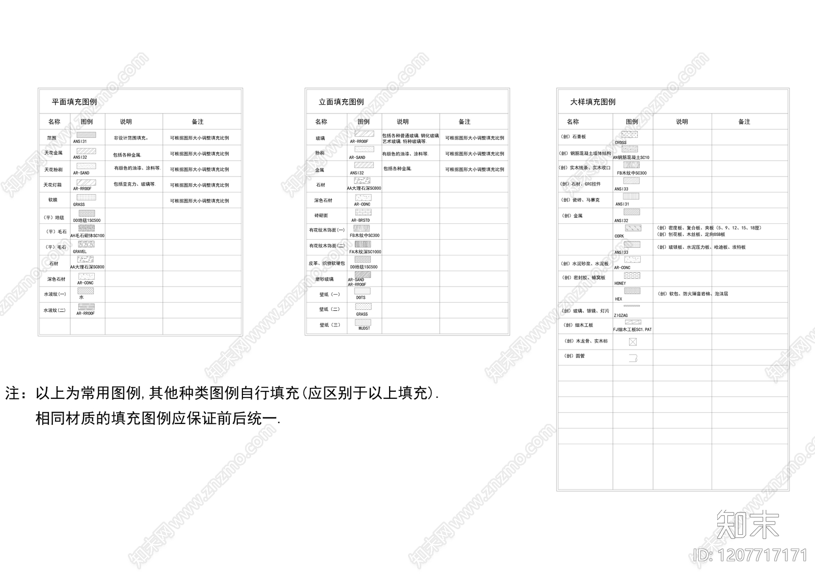 现代工业填充图案施工图下载【ID:1207717171】
