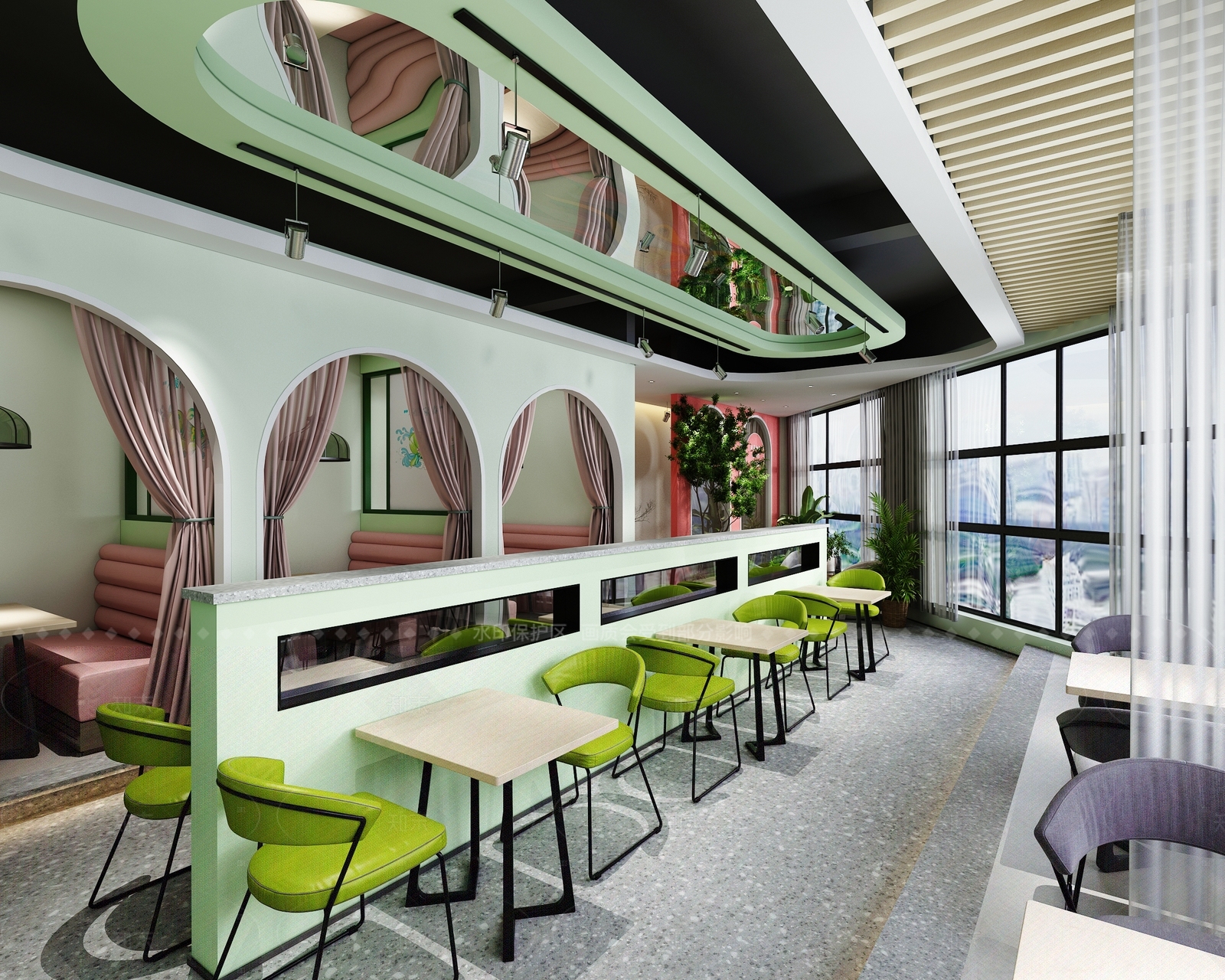 奶油北欧中餐厅3D模型下载【ID:1207721158】