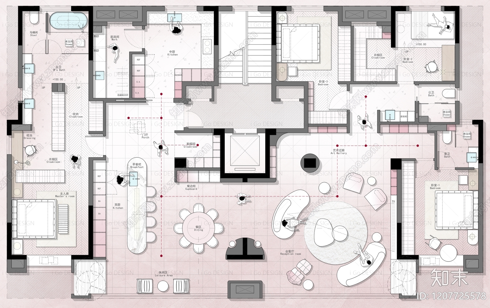 超大型平层施工图下载【ID:1207725578】