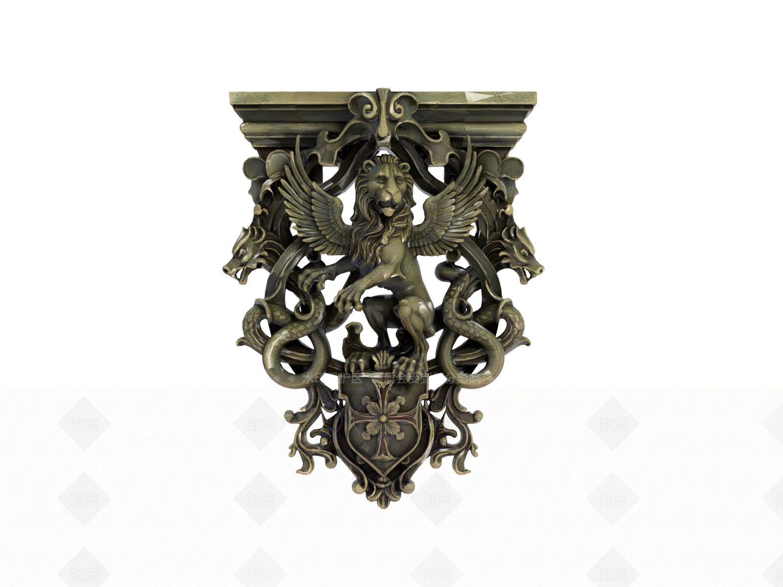 中古法式雕塑摆件SU模型下载【ID:1207728488】