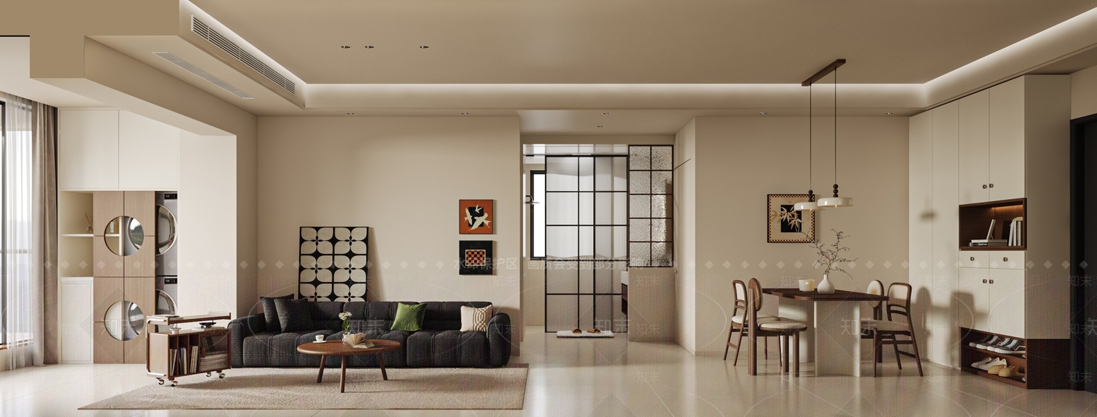 入户鞋柜玄关柜3D模型下载【ID:1227568480】