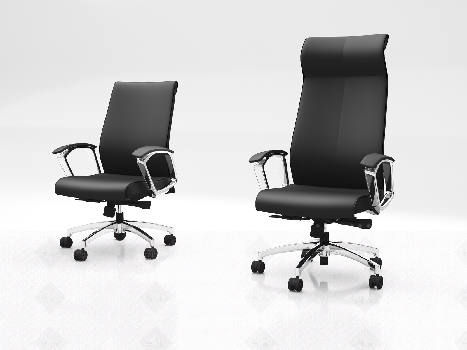 现代办公椅3D模型下载【ID:1207730609】