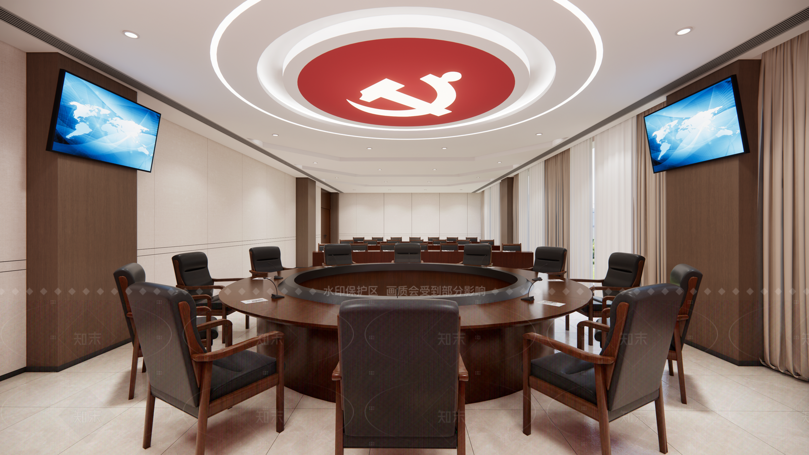 现代会议室SU模型下载【ID:1207732825】