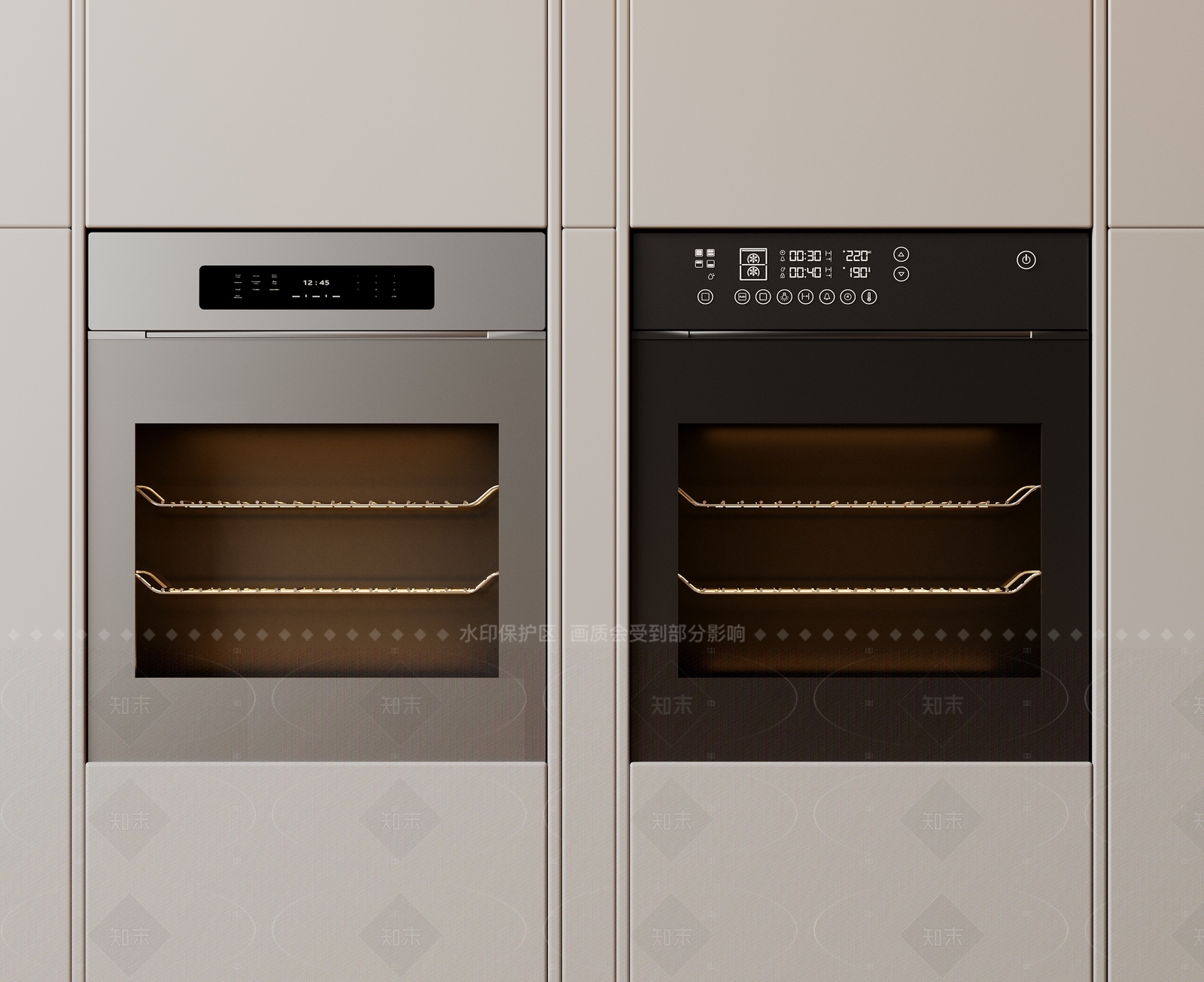 烤箱SU模型下载【ID:1207738138】