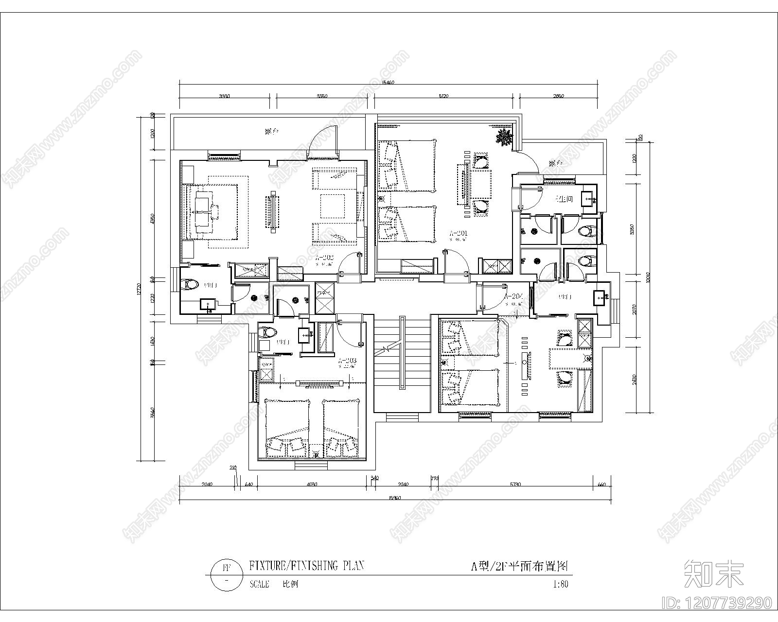 民宿施工图下载【ID:1207739290】