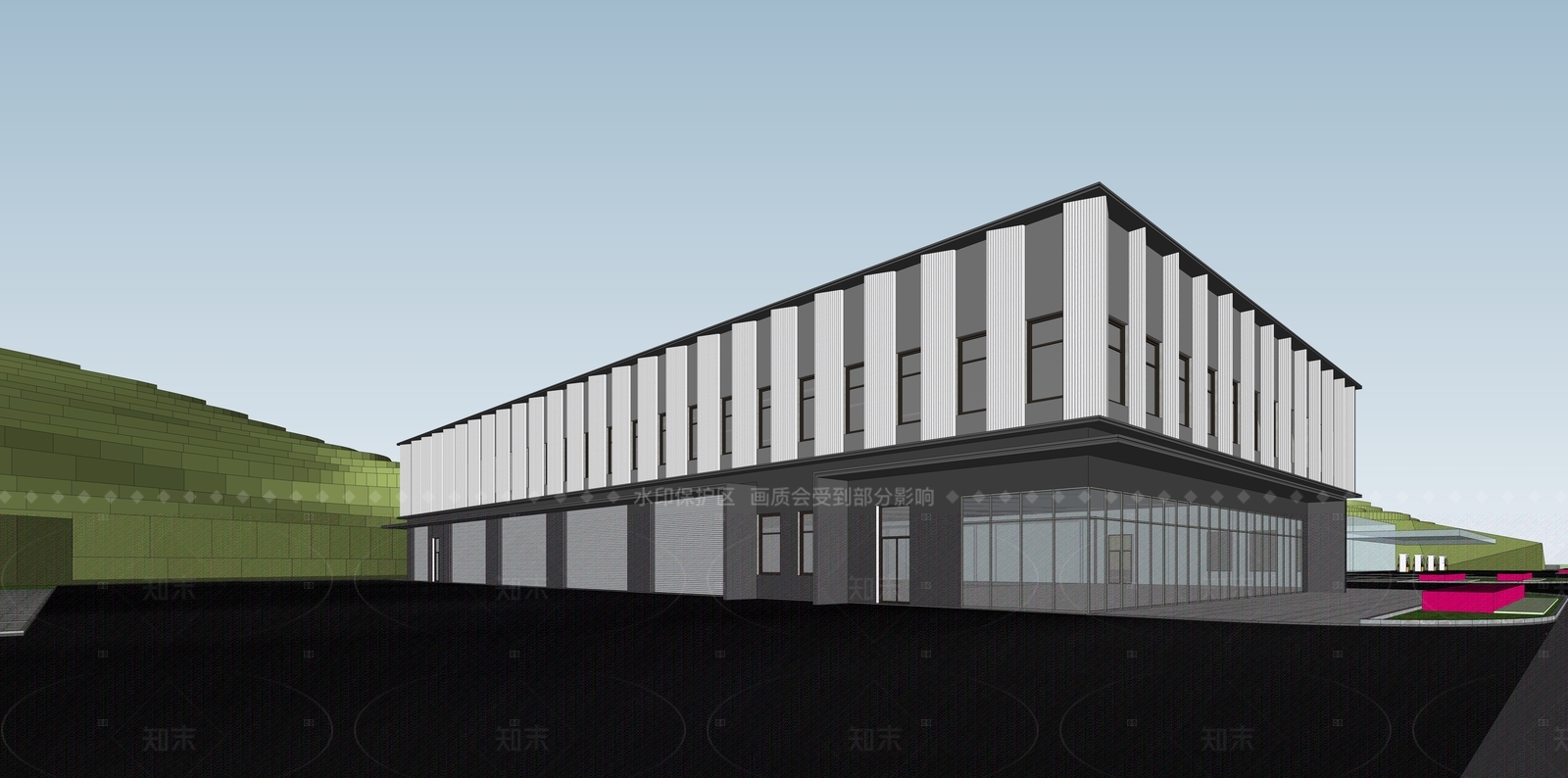 现代其他工业建筑SU模型下载【ID:1207740027】