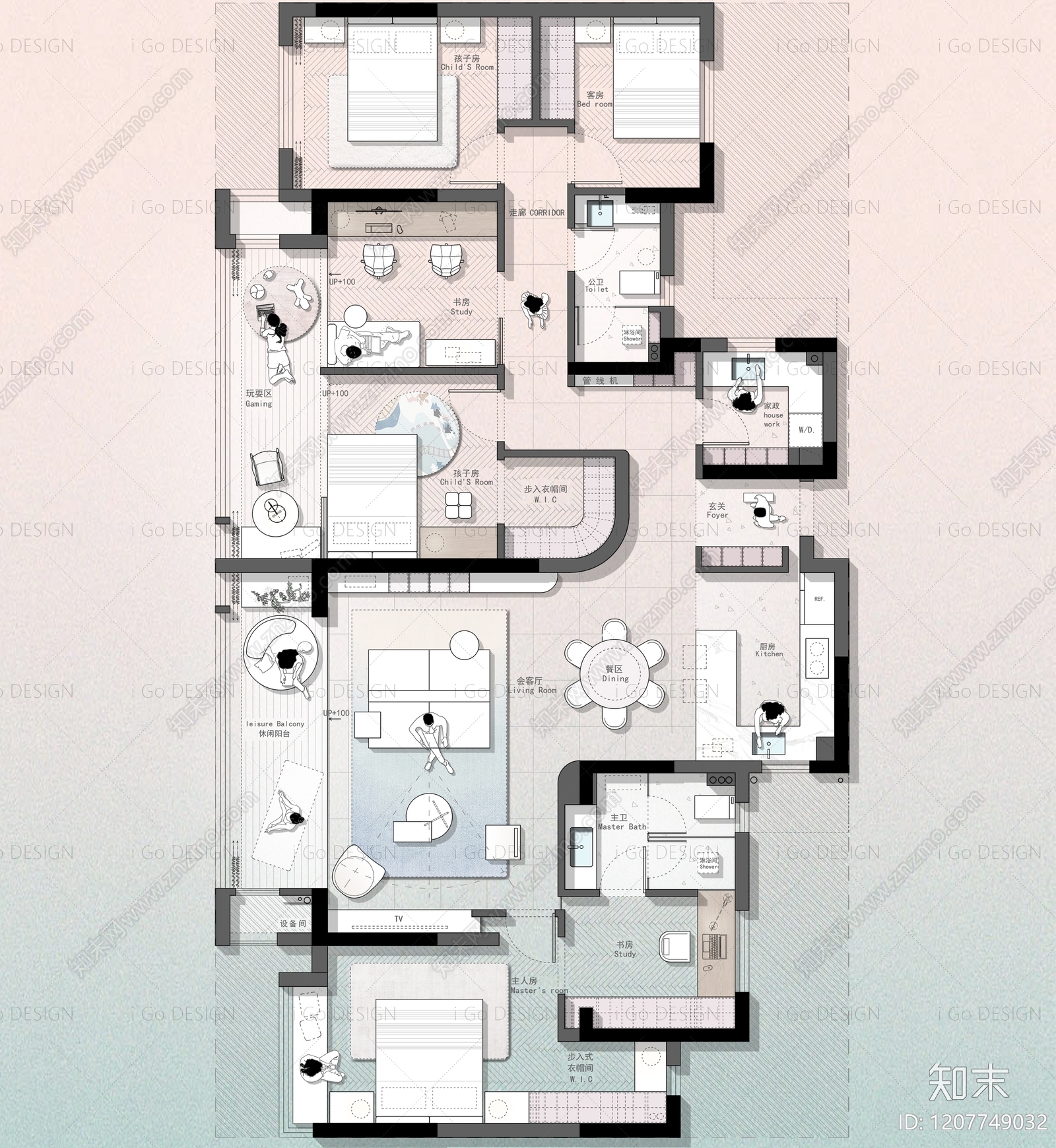 大平层施工图下载【ID:1207749032】