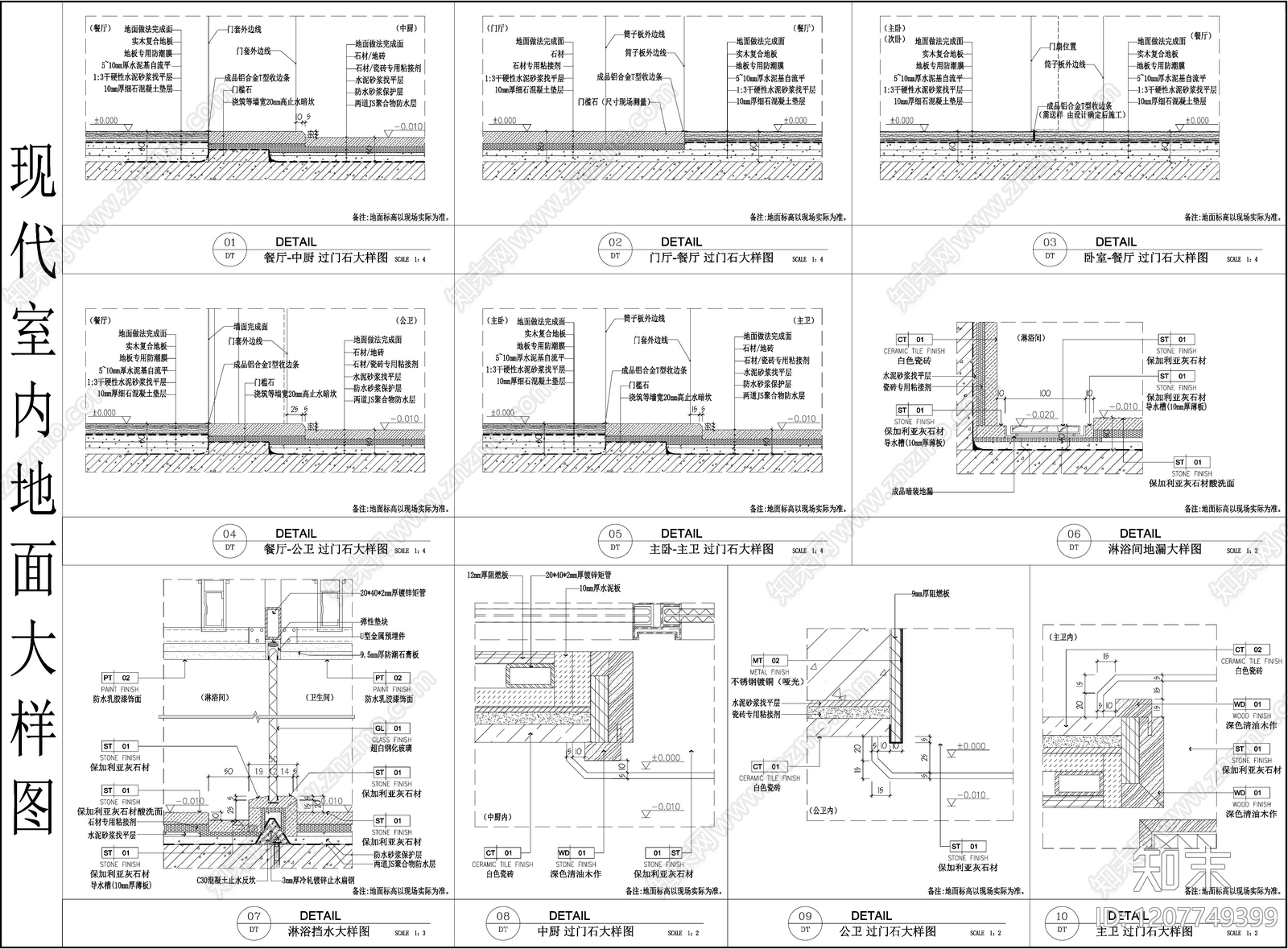 地面综合节点施工图下载【ID:1207749399】