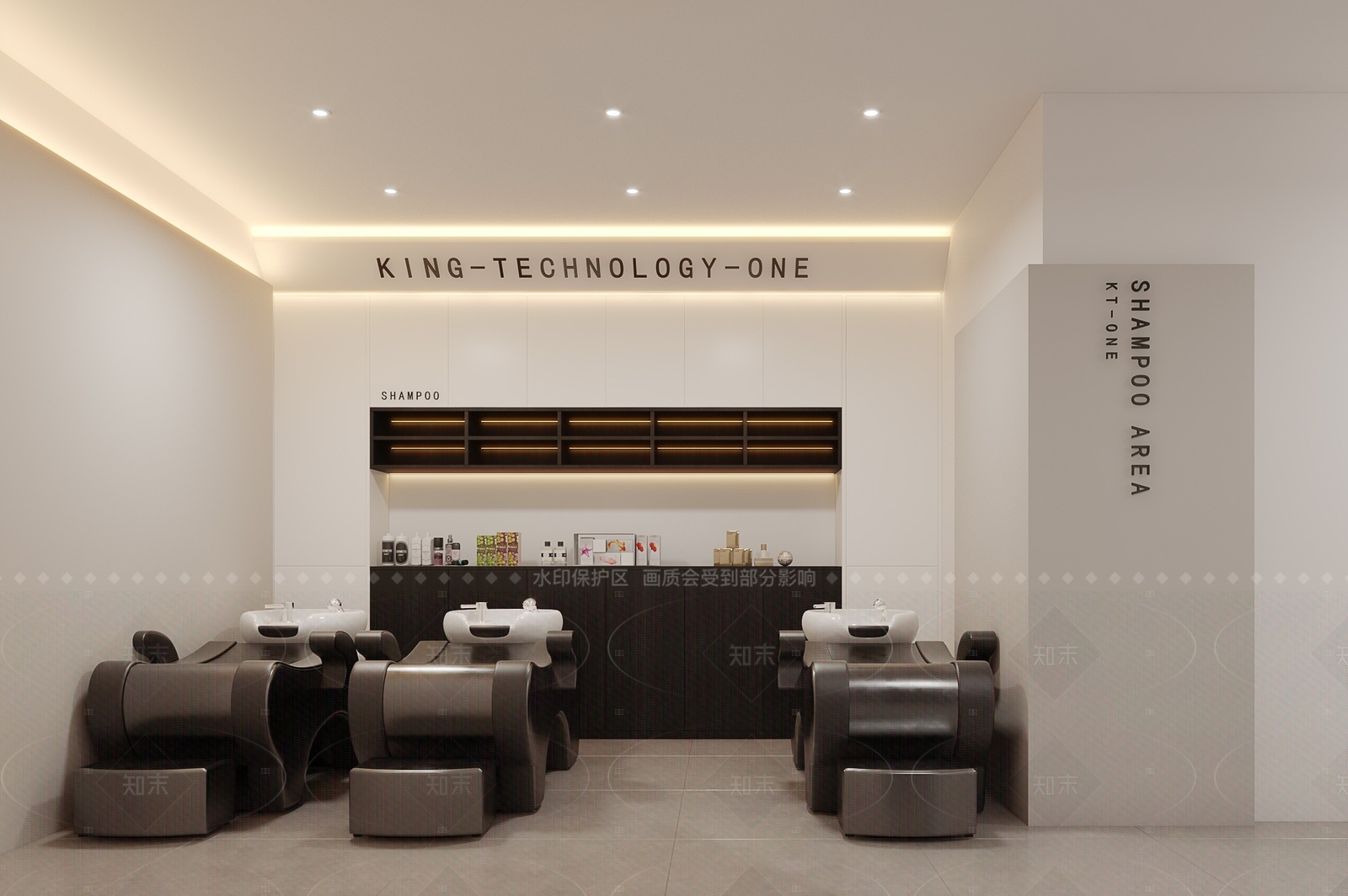 现代美发店3D模型下载【ID:1207752774】