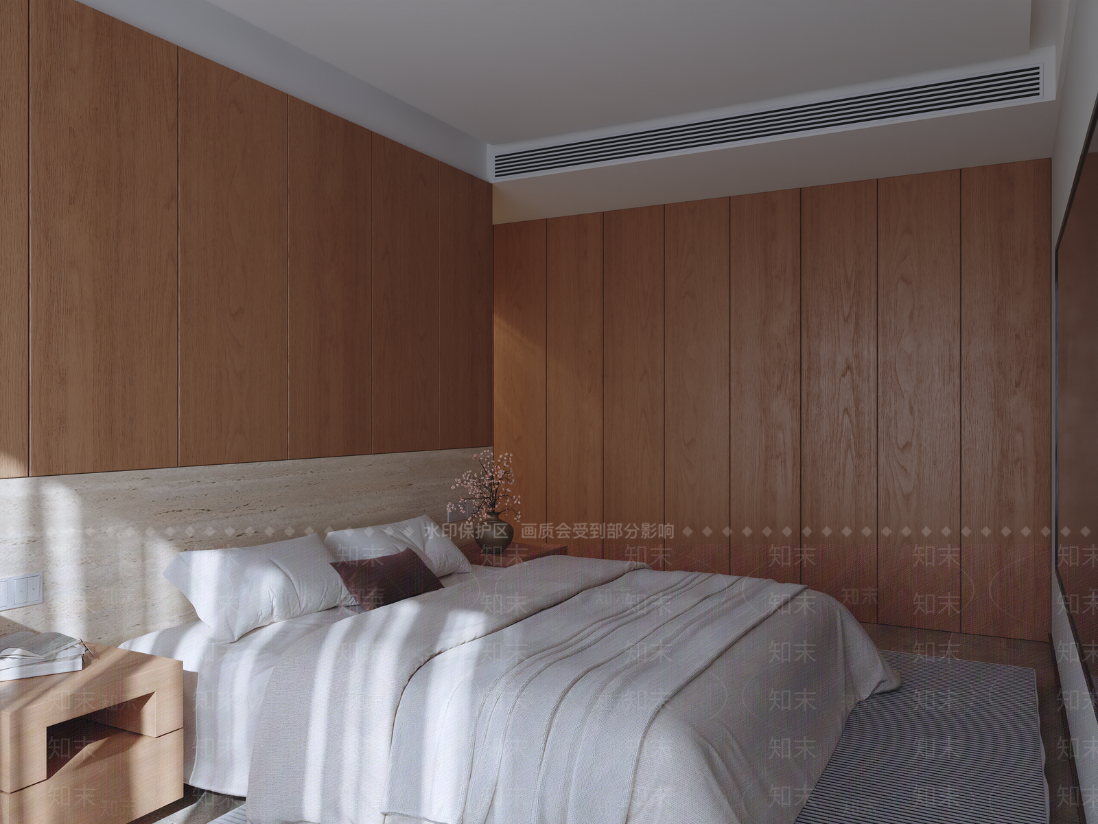 壁挂式梳妆台带镜梳妆台3D模型下载【ID:1227480762】