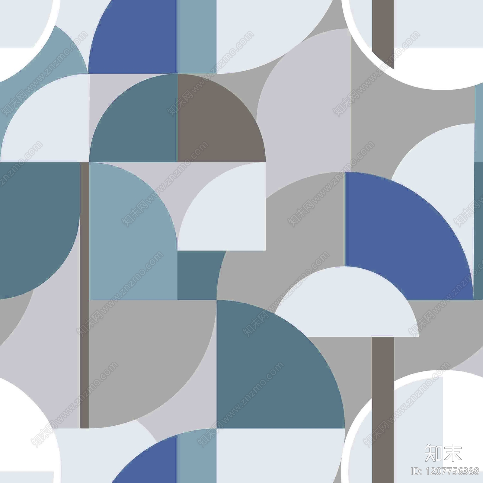 现代新中式酒店地毯贴图下载【ID:1207756388】