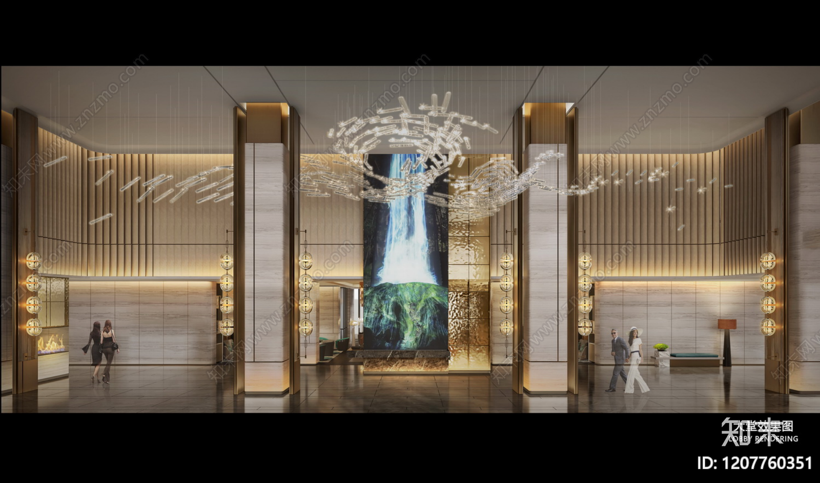 现代轻奢酒店下载【ID:1207760351】