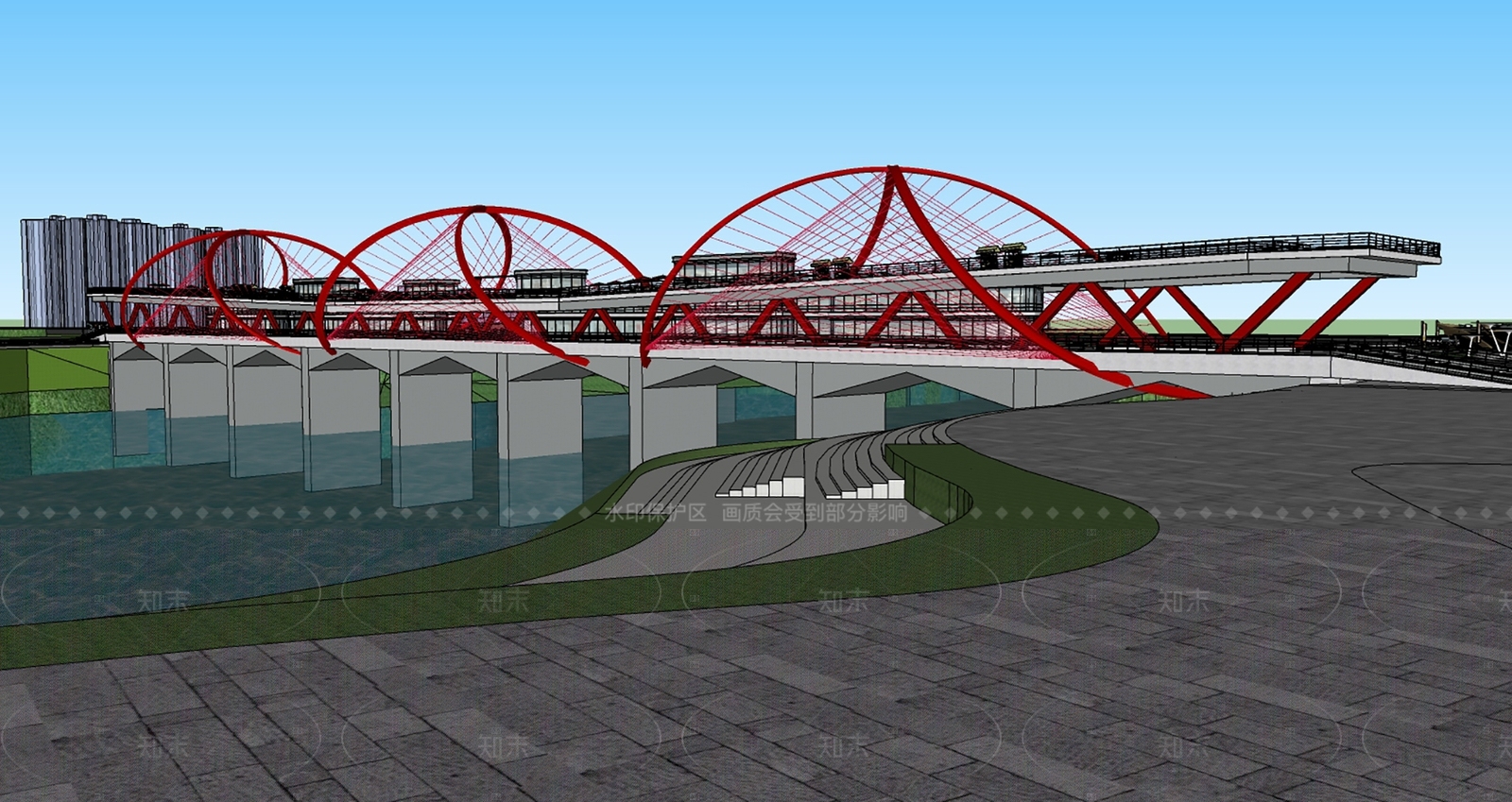 现代简约其他公共建筑SU模型下载【ID:1207760241】