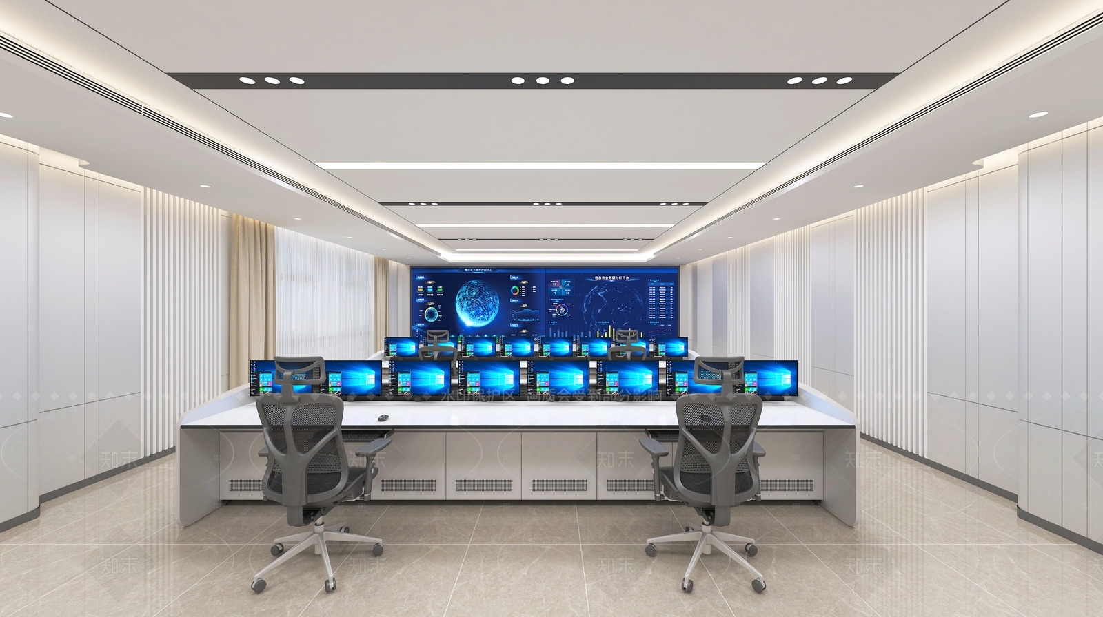 现代指挥中心3D模型下载【ID:1207760447】