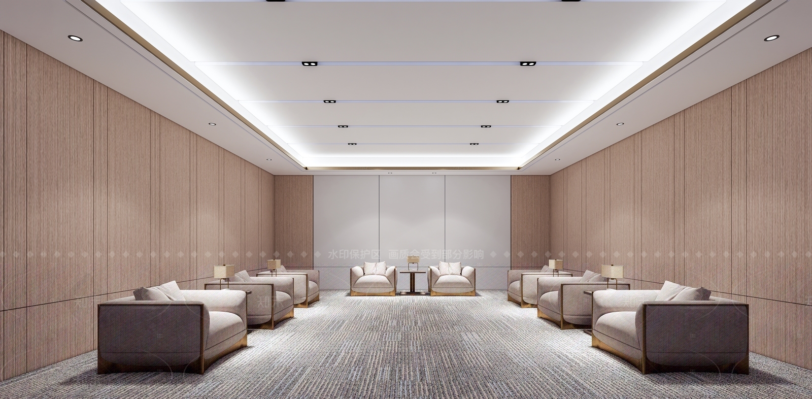 现代其他办公区域SU模型下载【ID:1207761996】